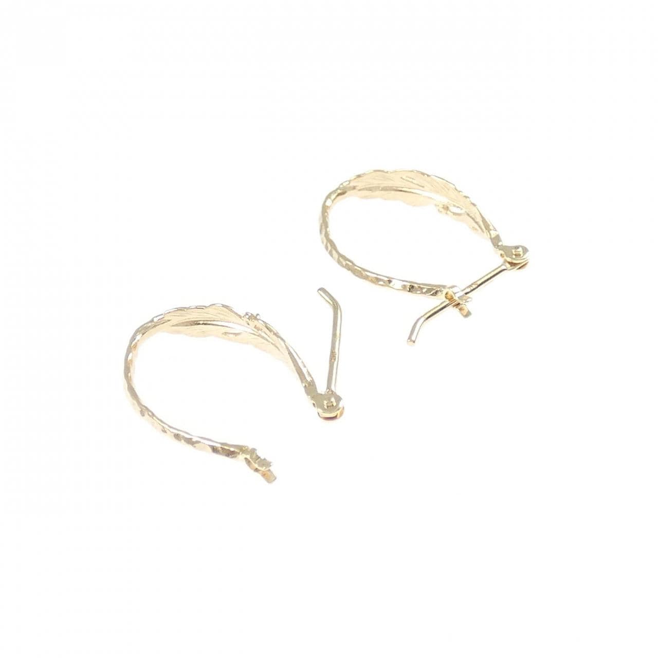 アガット ダイヤモンド ピアス