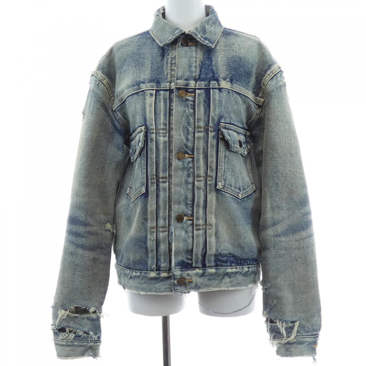 サンローラン SAINT LAURENT 589825 YE957 デニムジャケット