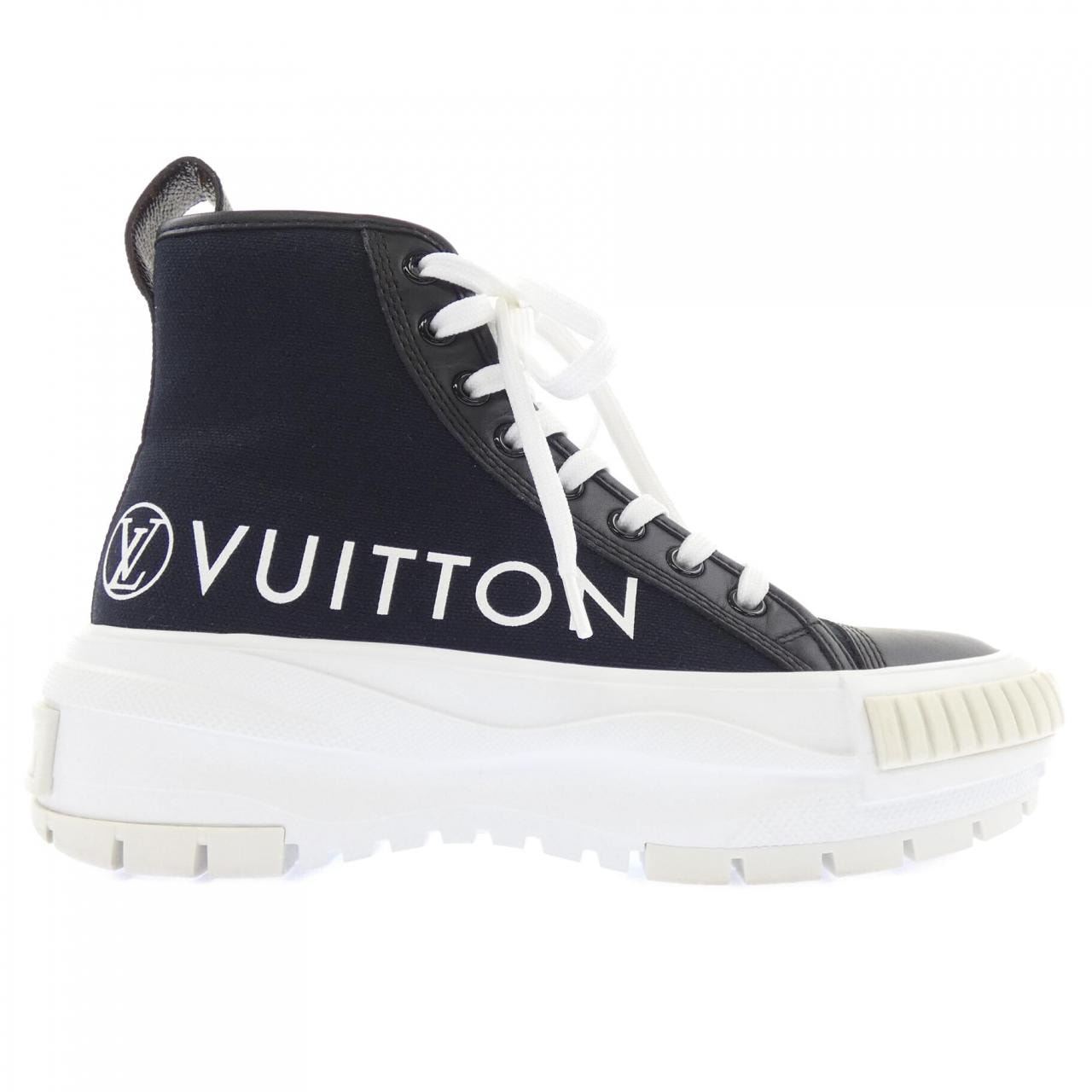 ルイヴィトン LOUIS VUITTON LVサークル キャンバス レザー LVスクァッドライン スニーカー