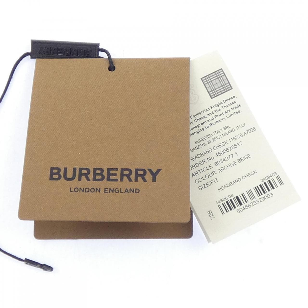 バーバリー BURBERRY 80342771 HAIR ACCESSORIES
