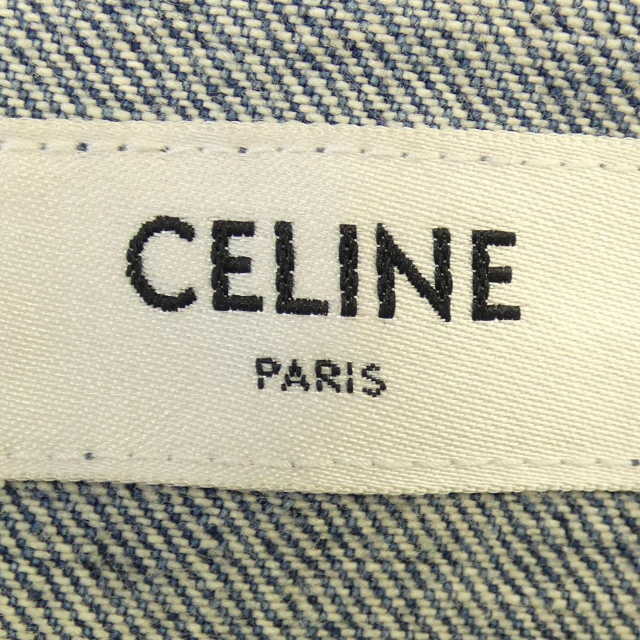 セリーヌ CELINE フード付きトラッカージャケット 2Q472930F デニムジャケット