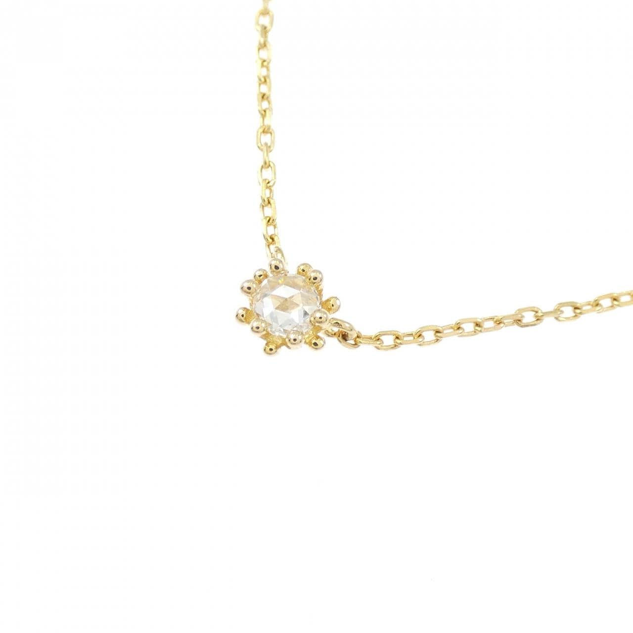アガット ダイヤモンド ネックレス 0.02CT