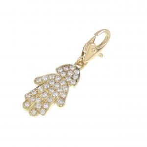 K18YG ダイヤモンド チャーム 0.23CT