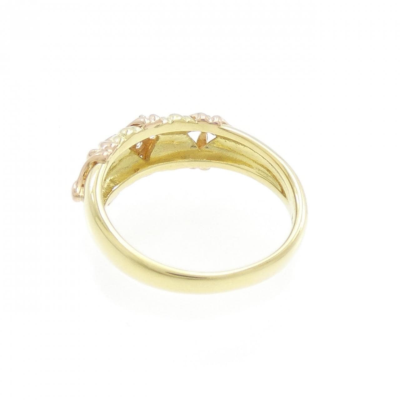 K18YG/K18PG ダイヤモンド リング 0.04CT