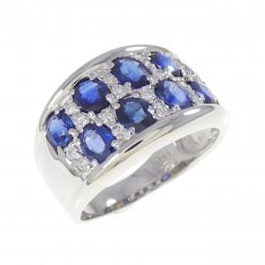 PT900 サファイヤ リング 3.00CT