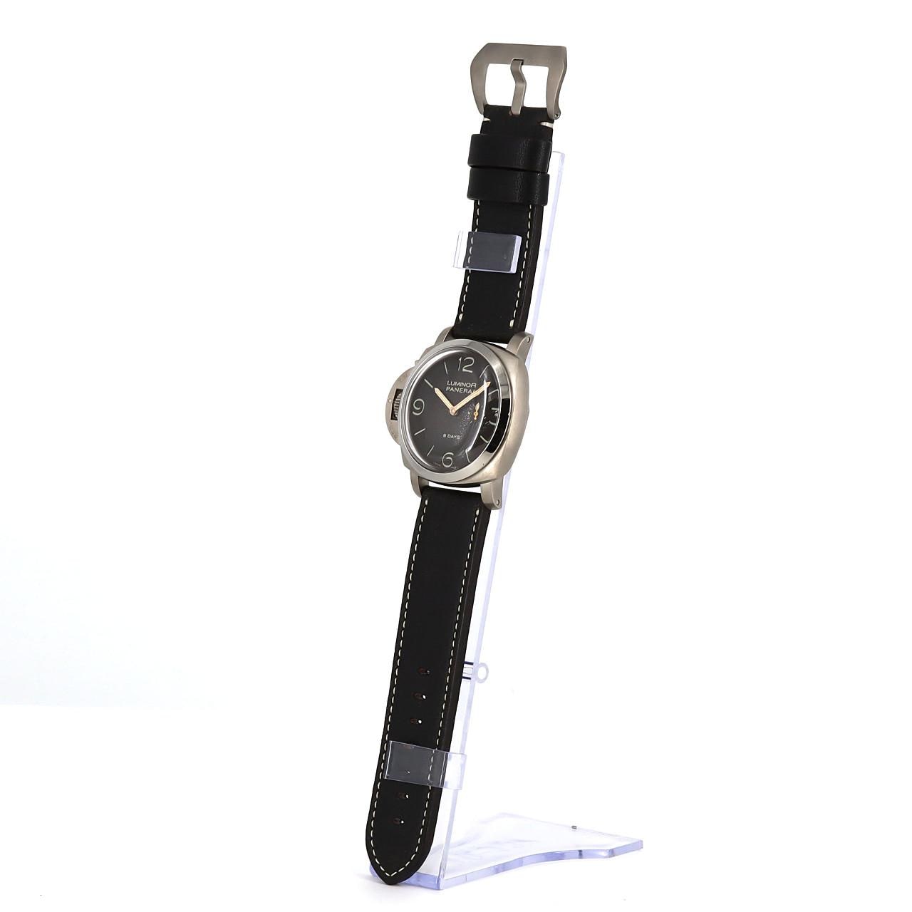 パネライ ルミノール1950レフトハンド8DAYSチタニオ PAM00368 TI 手巻