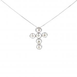 K18WG ダイヤモンド ネックレス 0.3CT