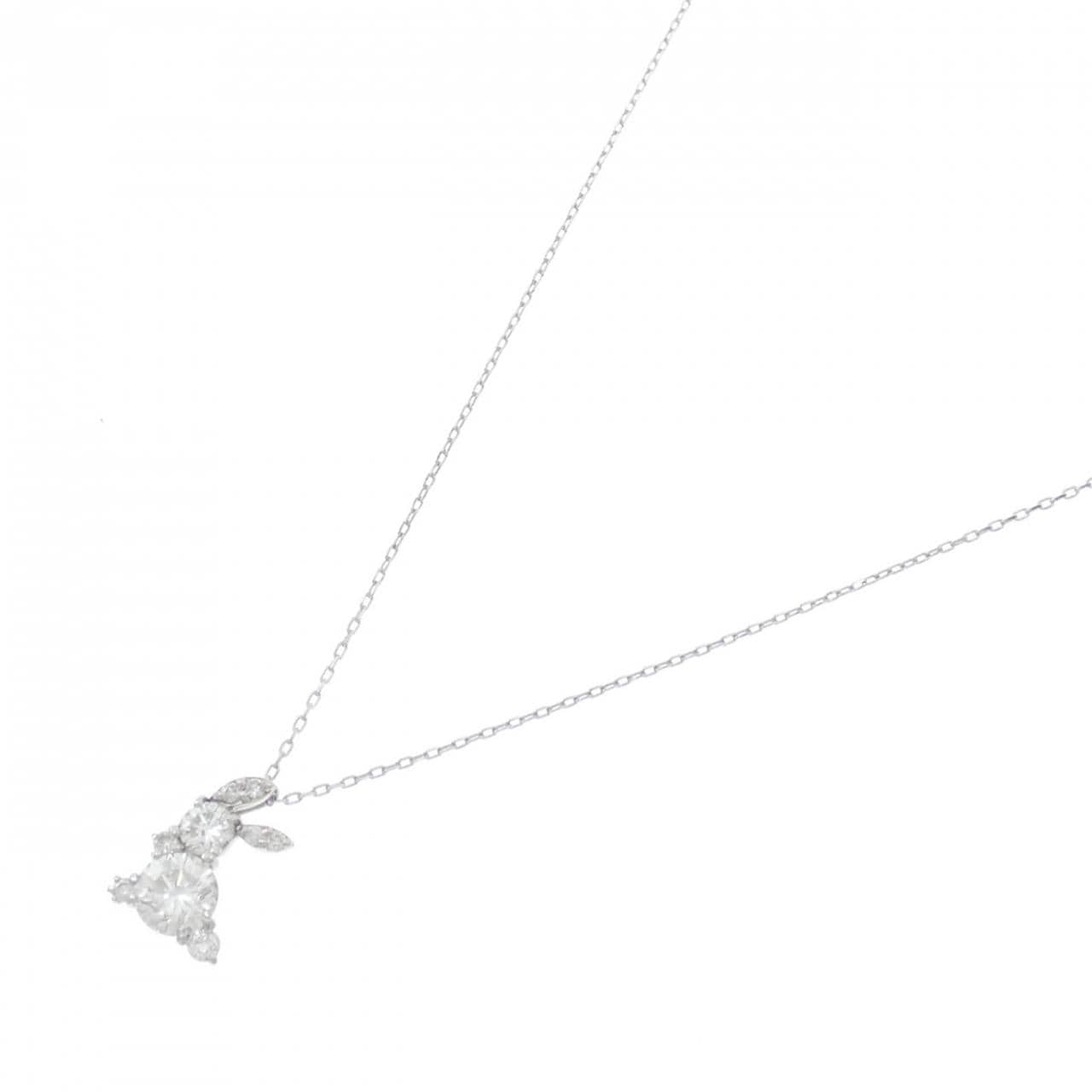 PT900/PT850 ラビット ダイヤモンド ネックレス 0.54CT