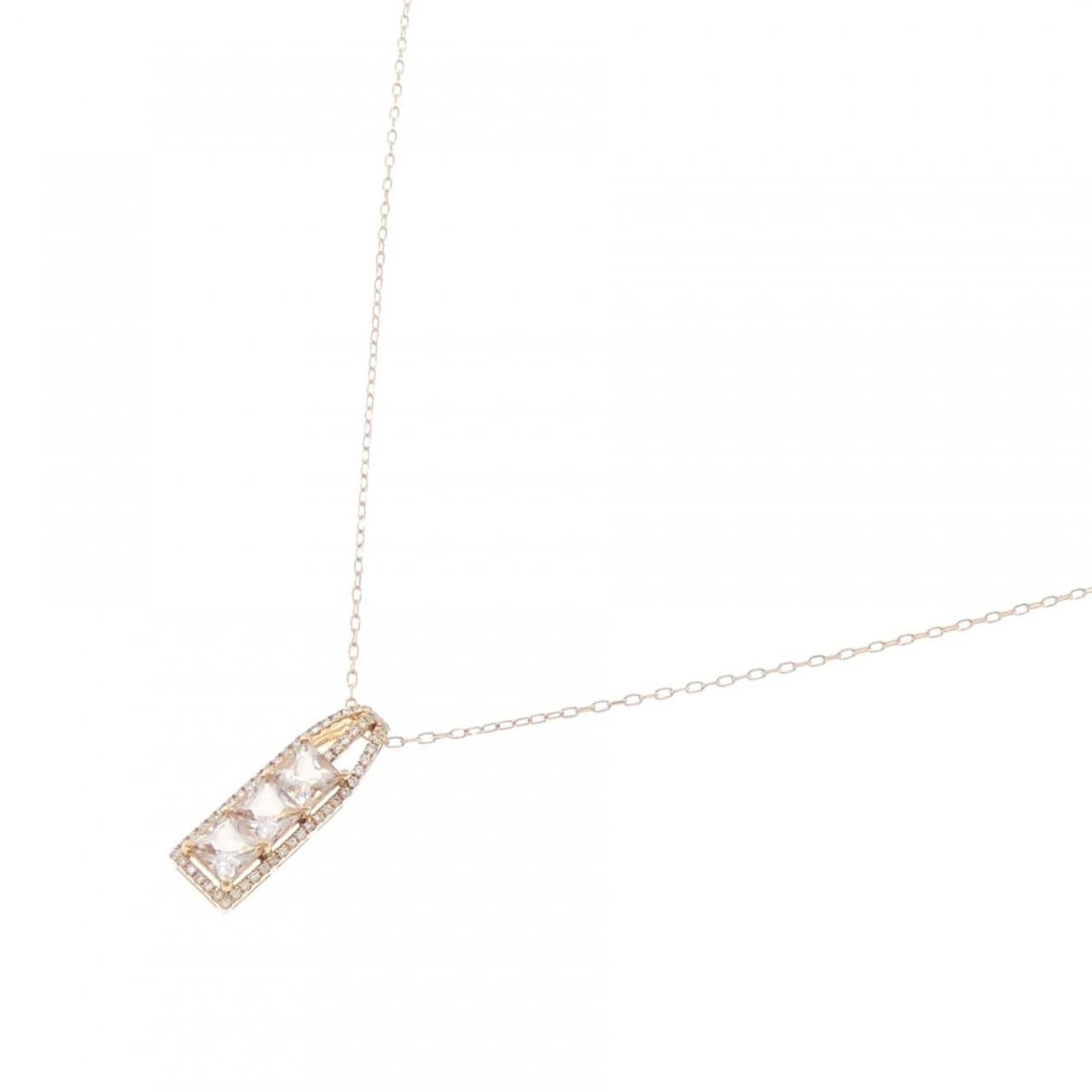 K18PG ベリル ネックレス 1.00CT