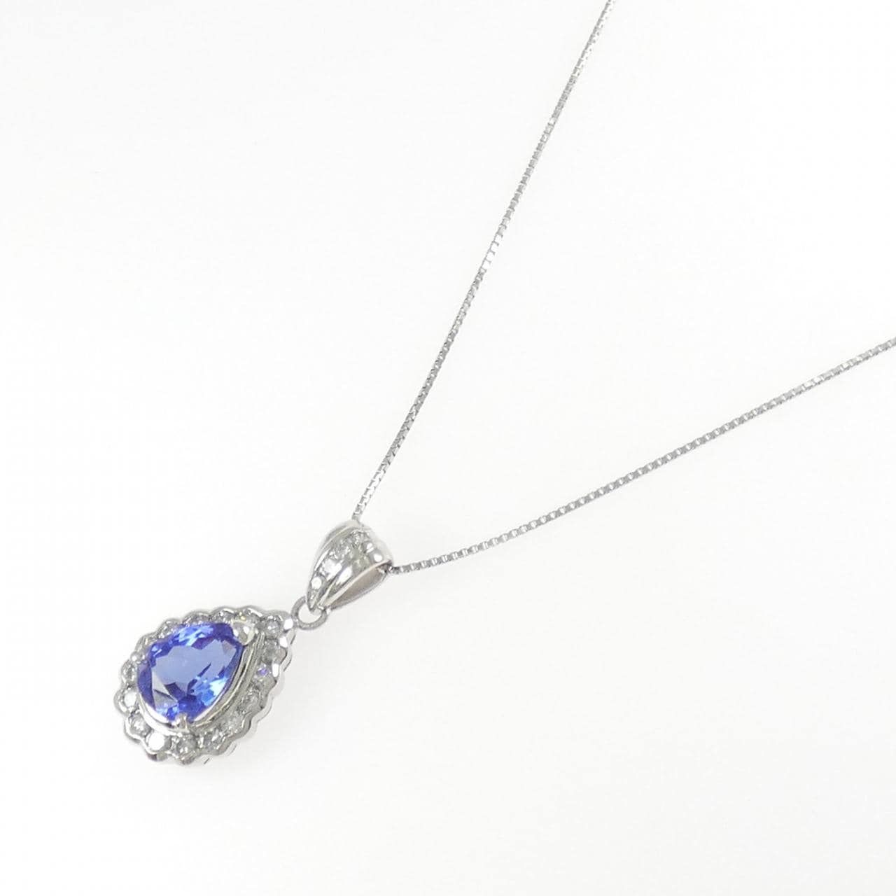 PT900/PT850 タンザナイト ネックレス 2.87CT