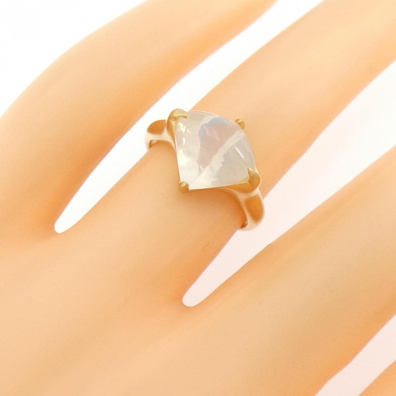 K18YG ムーンストーン リング