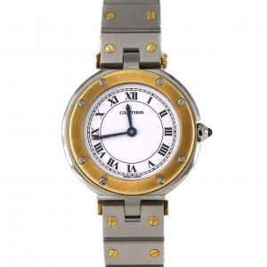 【ノーメンテナンス特価】カルティエ サントスヴァンドーム YGコンビ SSxYG クォーツ