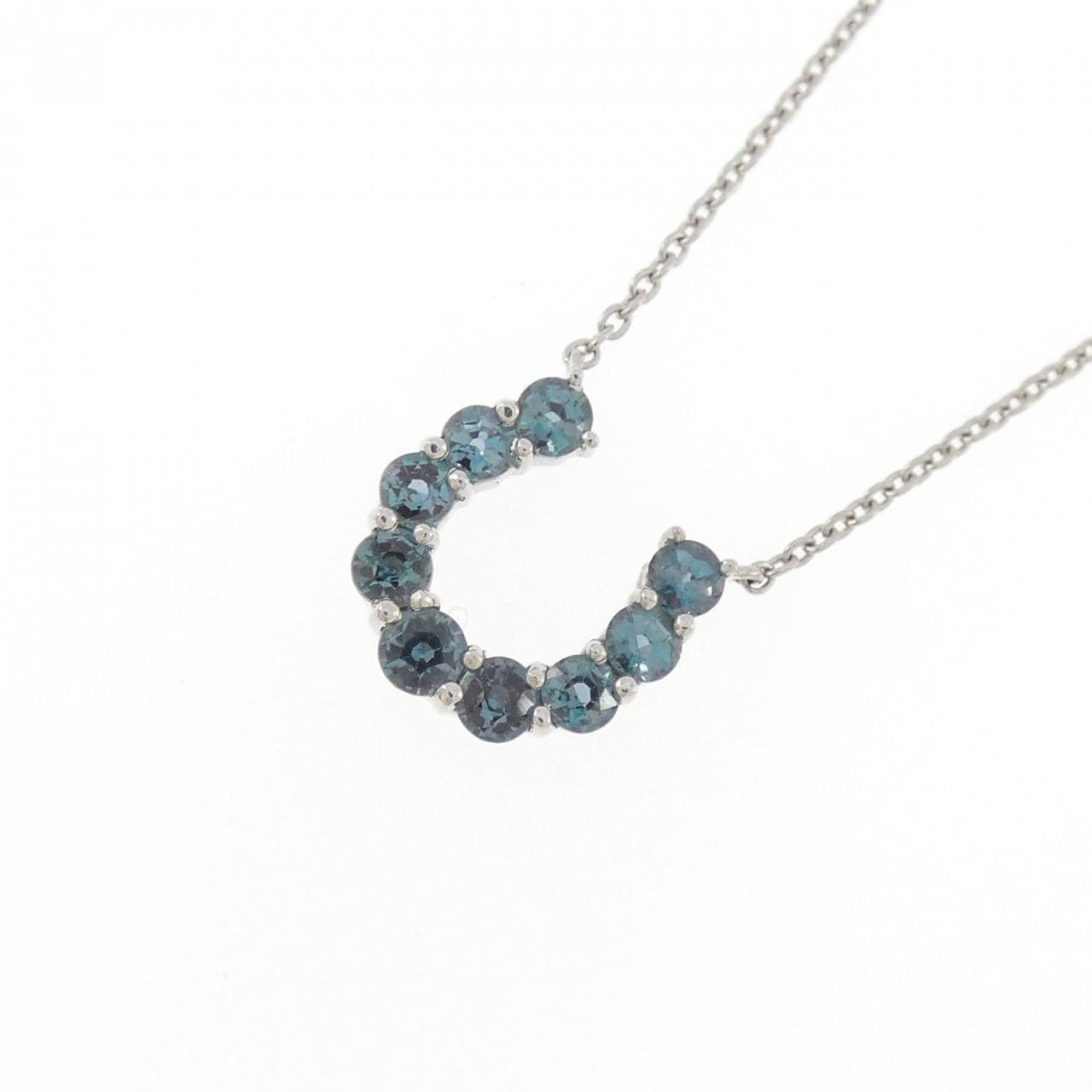PT900/PT850 ホースシュー アレキサンドライト ネックレス 0.43CT