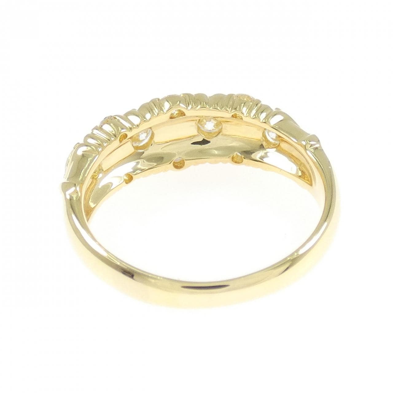 K18YG ダイヤモンド リング 0.71CT