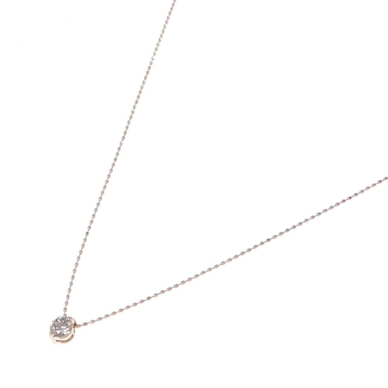 K18PG ダイヤモンド ネックレス 0.30CT