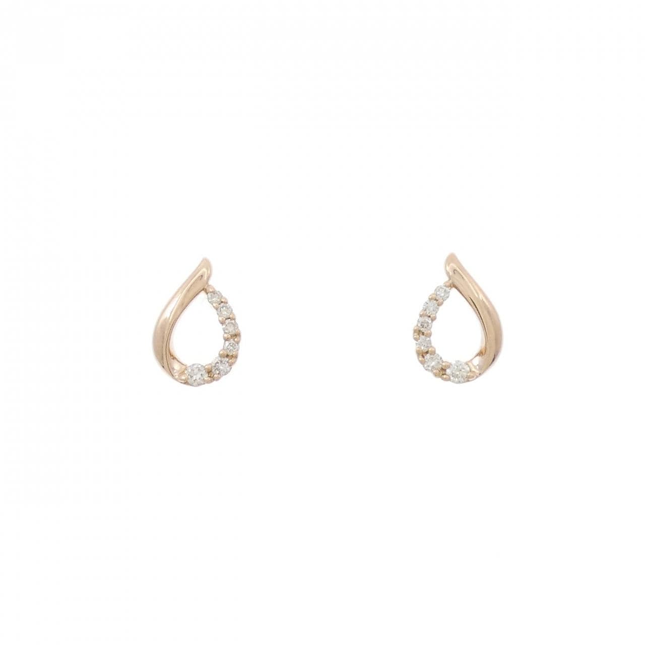 4゜C ダイヤモンド ピアス