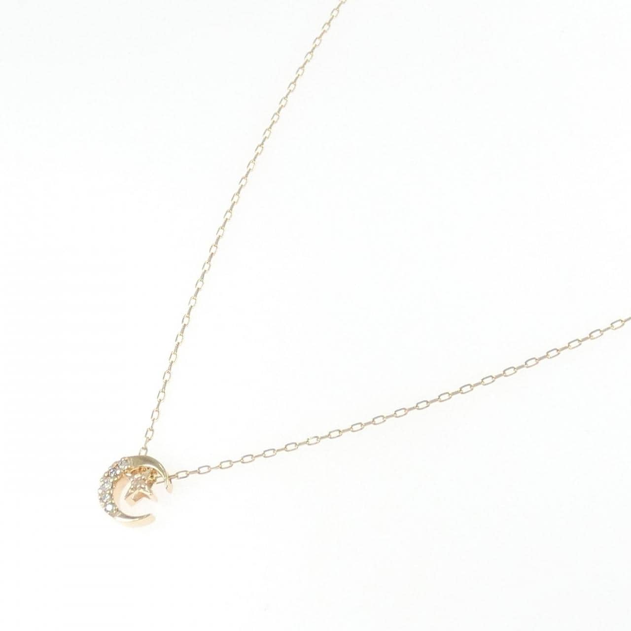 アガット ダイヤモンド ネックレス 0.05CT