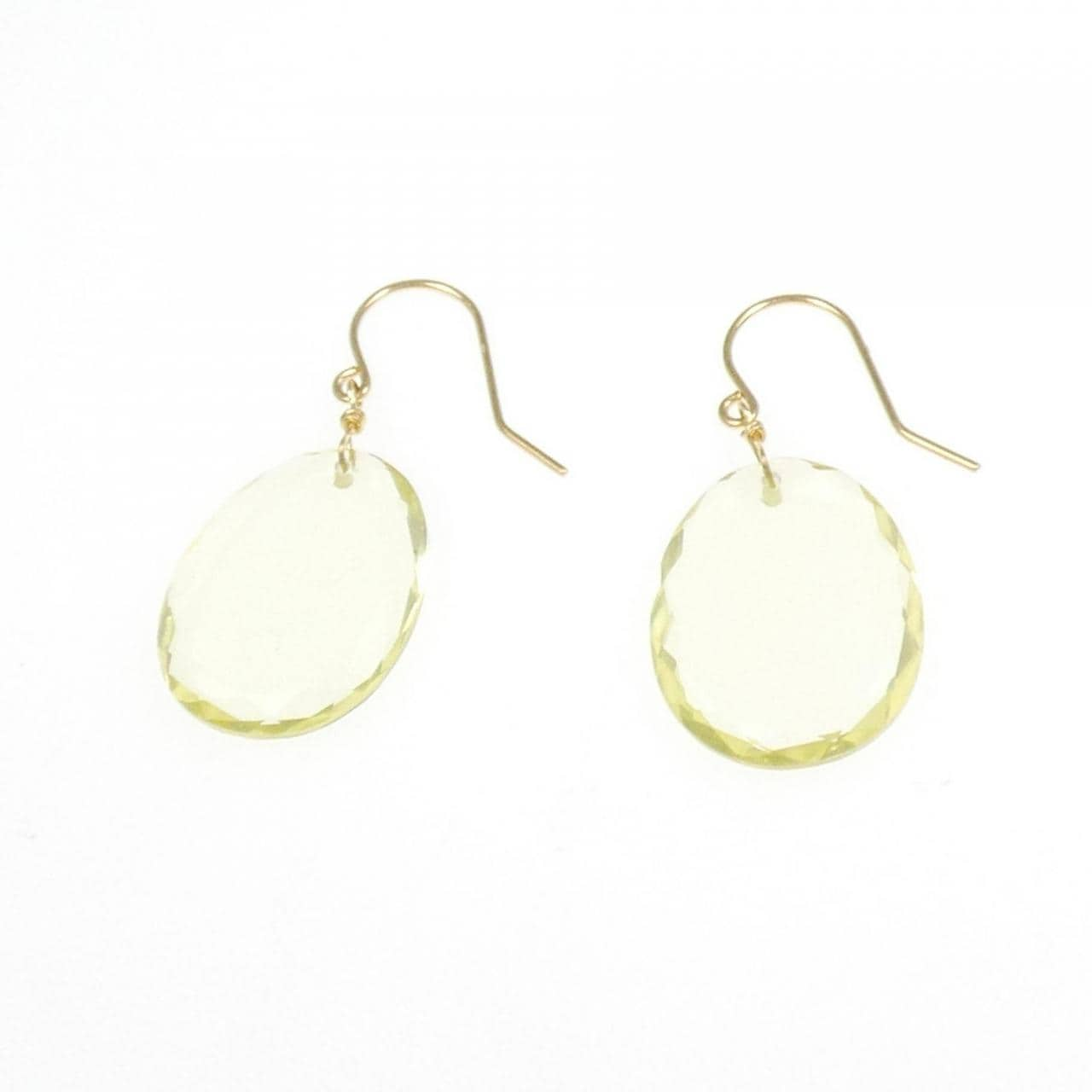 [BRAND NEW] K18YG Quartz earrings