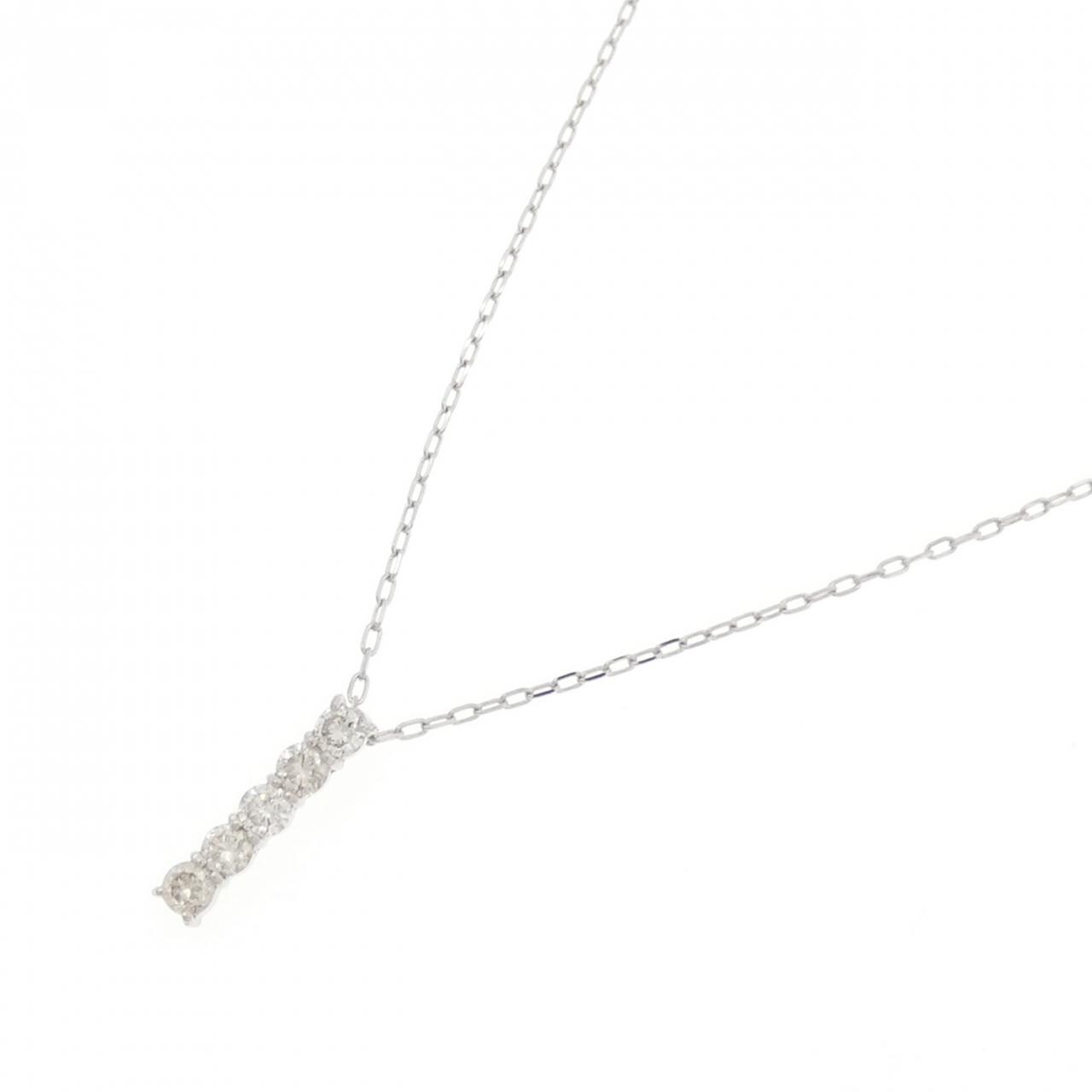 PT900/PT850 ダイヤモンド ネックレス 0.30CT