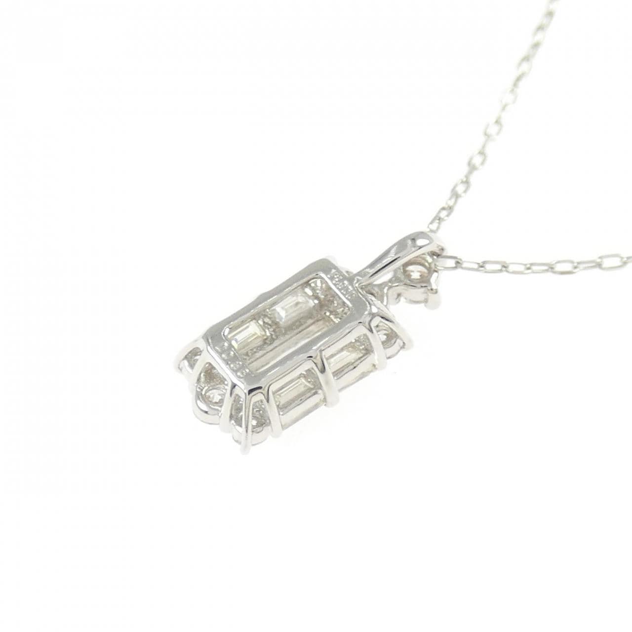 【新品】PT900/PT850 ダイヤモンド ネックレス 0.36CT