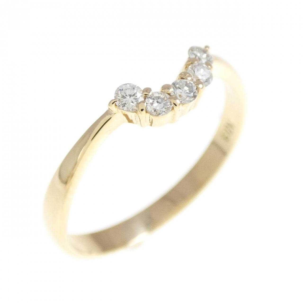 K18YG ダイヤモンド リング 0.10CT