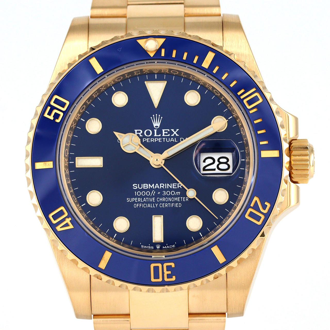 ロレックス サブマリーナーデイト 126618LB YG 自動巻 ランダム番