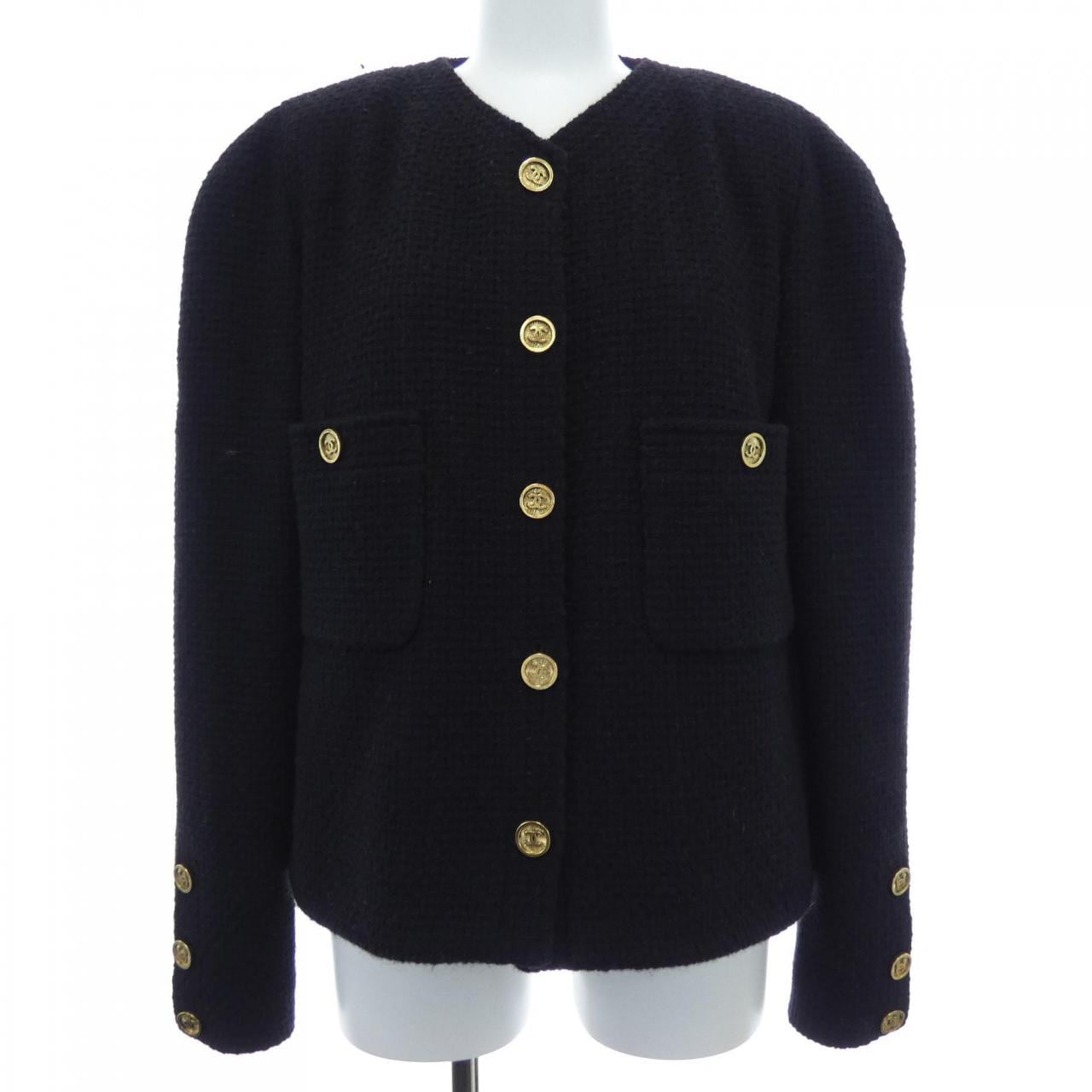 【ヴィンテージ】シャネル CHANEL 21626B57 ノーカラージャケット
