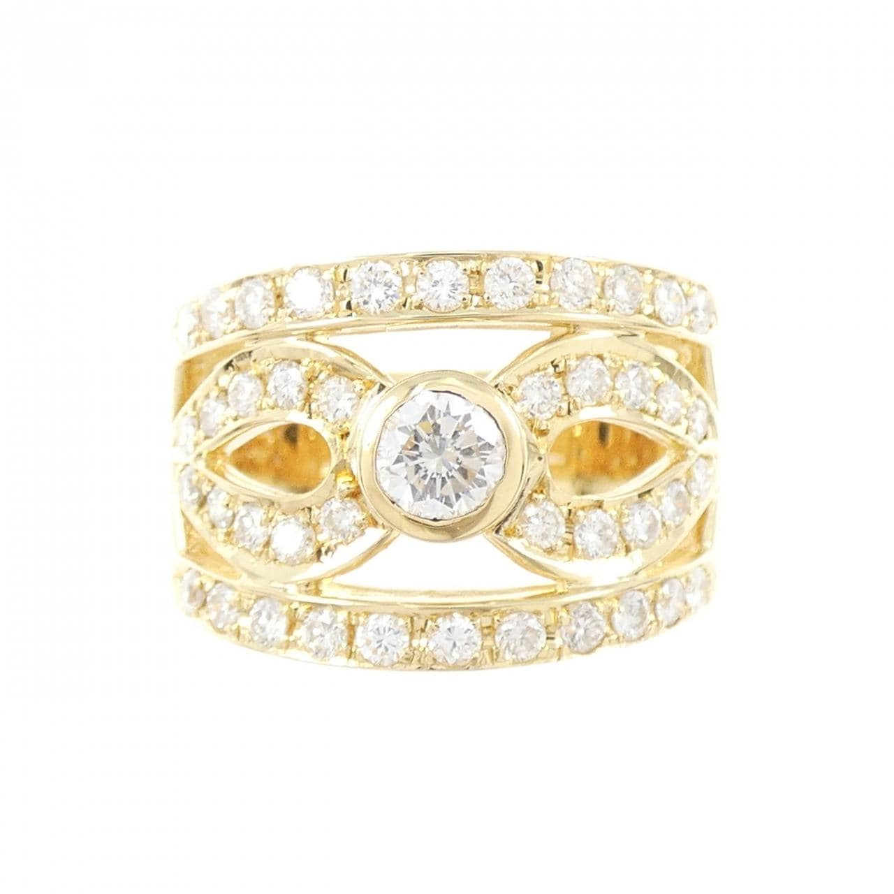 K18YG ダイヤモンド リング 0.31CT