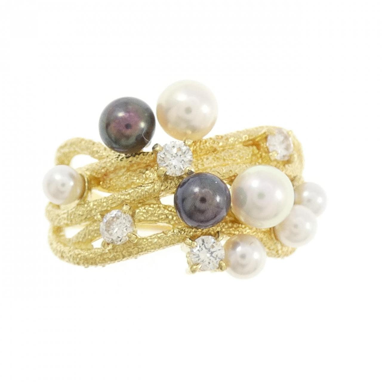 K18YG アコヤパール リング