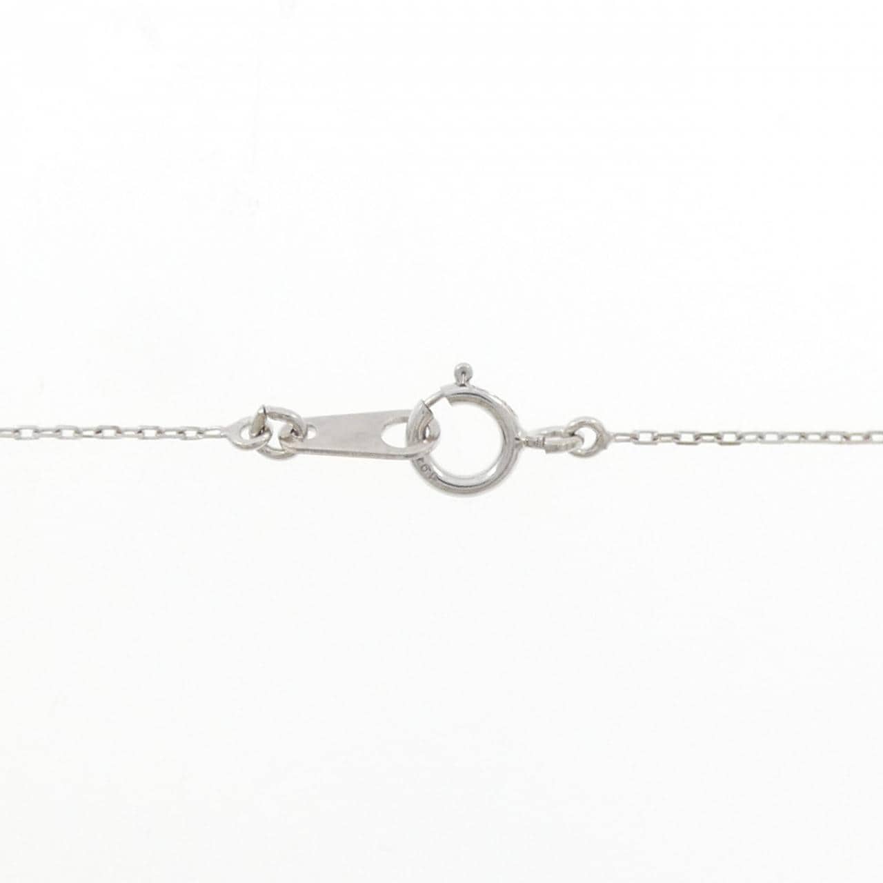 K10WG ハート ダイヤモンド ネックレス 0.02CT