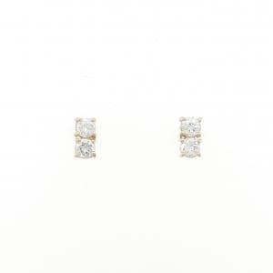 K18PG ダイヤモンド ピアス 0.30CT