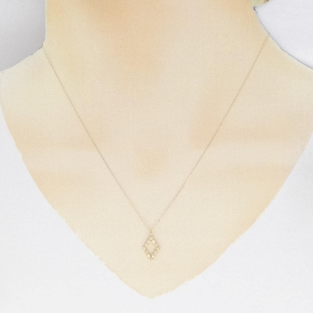 【新品】K18YG ダイヤモンド ネックレス 0.10CT