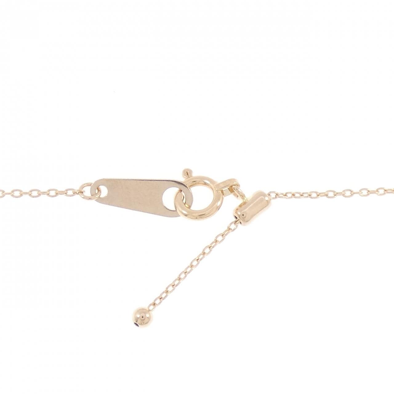 K18PG クロス ダイヤモンド ネックレス 0.27CT