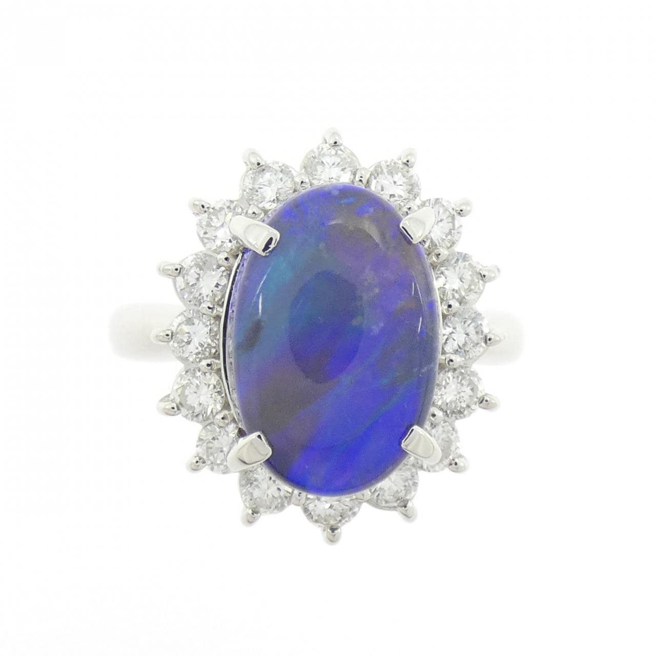 PT900 ブラックオパール リング 2.94CT