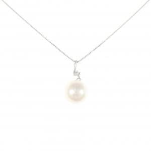 K18WG アコヤパール ネックレス 8.6mm