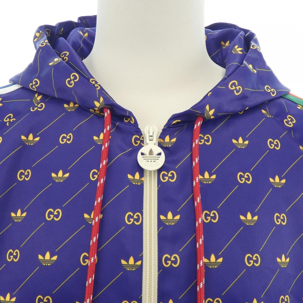 グッチ GUCCI ADIDAS TREFOIL PRINT JACKET 691428 ZAJCZ ブルゾン