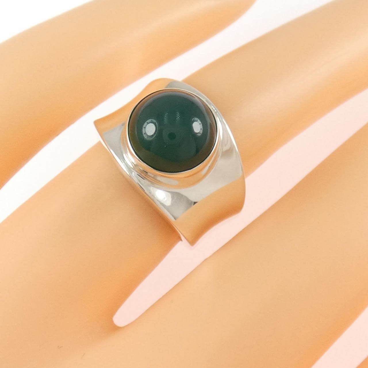 ジョージ ジェンセン カルセドニー リング
