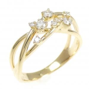 K18YG ダイヤモンド リング 0.20CT