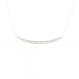 K18WG ダイヤモンド ネックレス 1.00CT