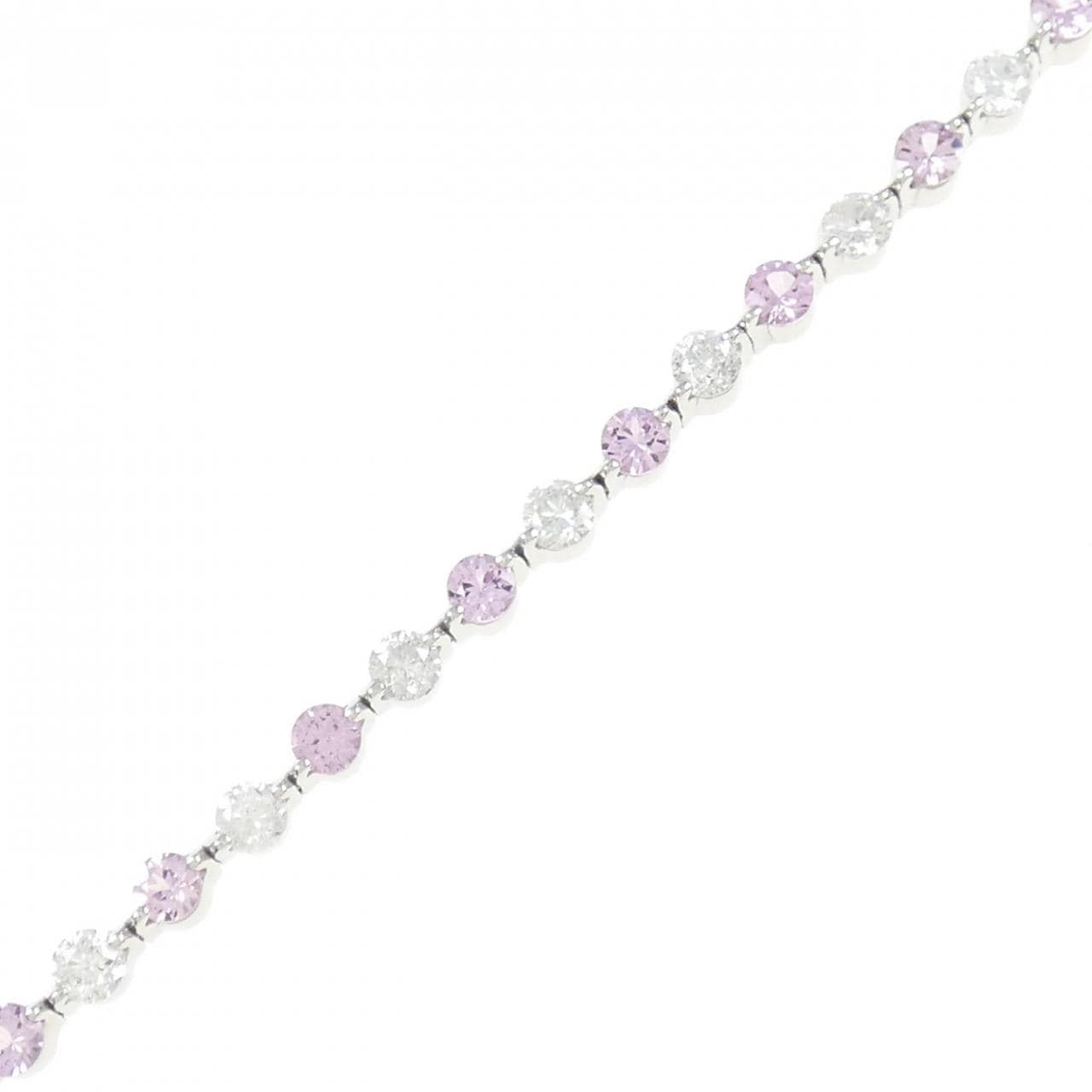 K18WG Sapphire Bracelet 1.77CT