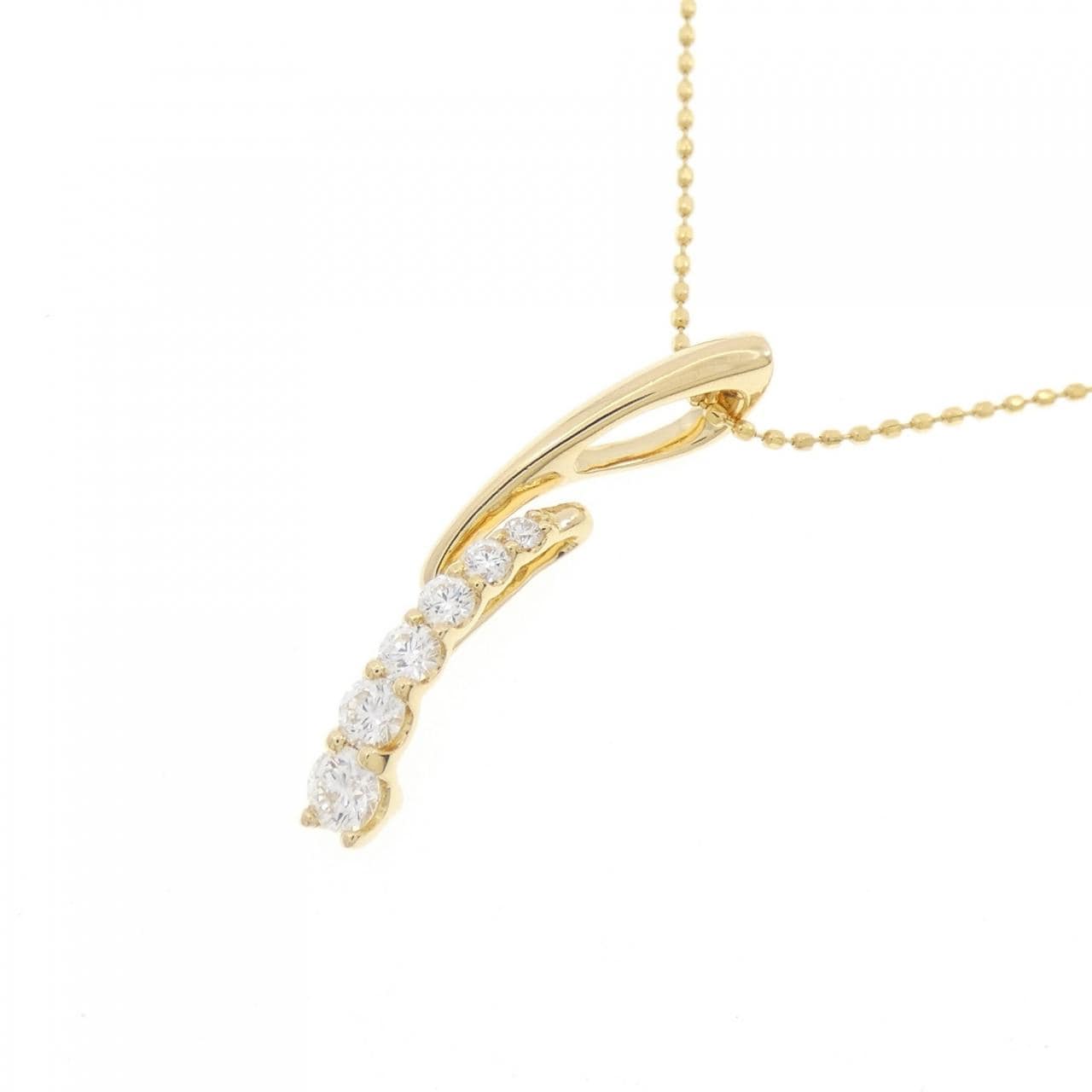 K18YG ダイヤモンド ネックレス 0.36CT