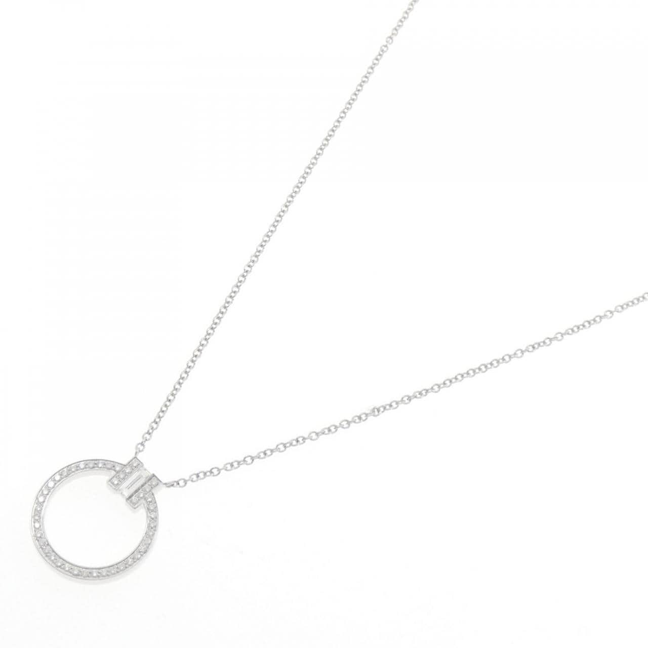 ティファニー Tトゥー ネックレス 0.14CT