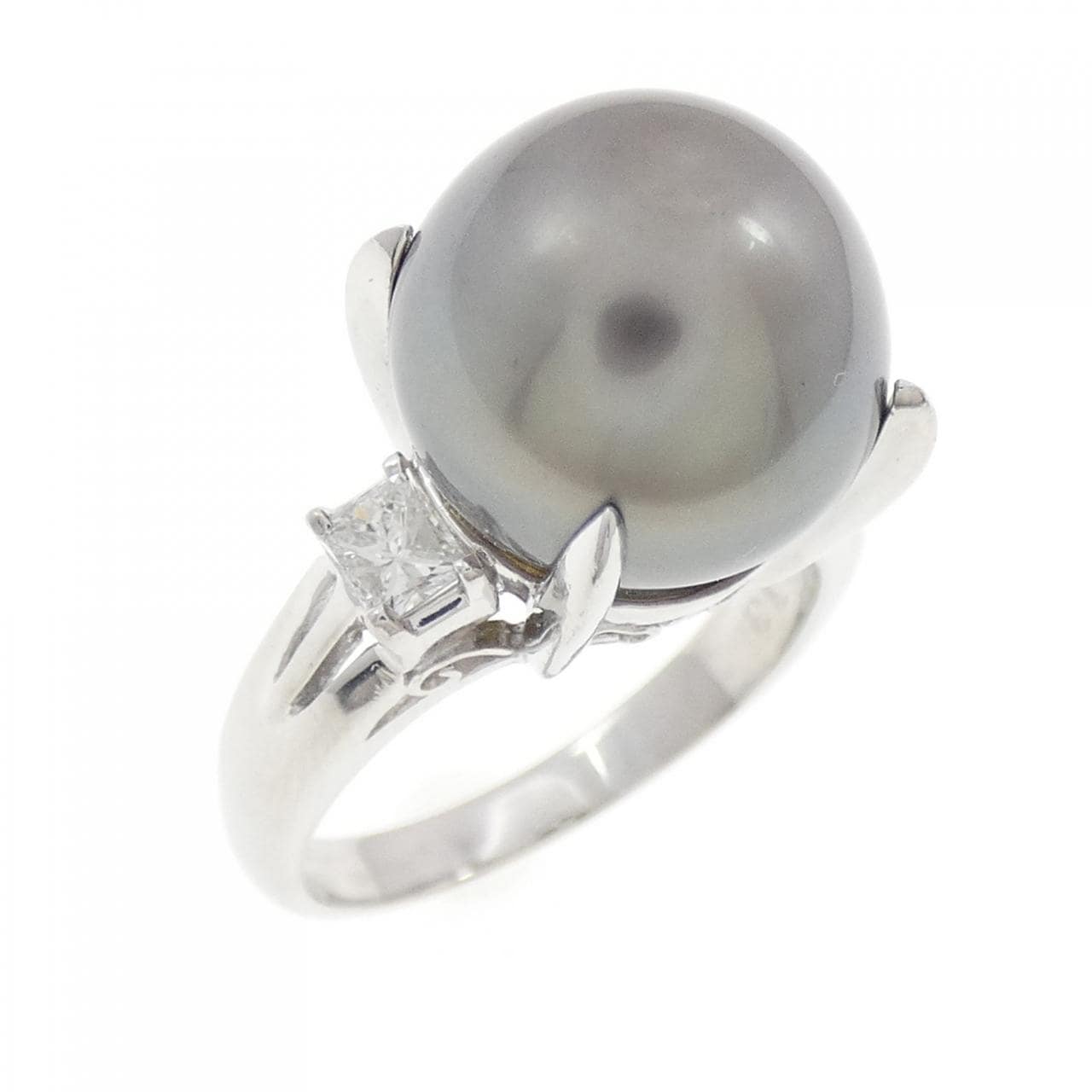 PT900 黒蝶パール リング 11.7mm