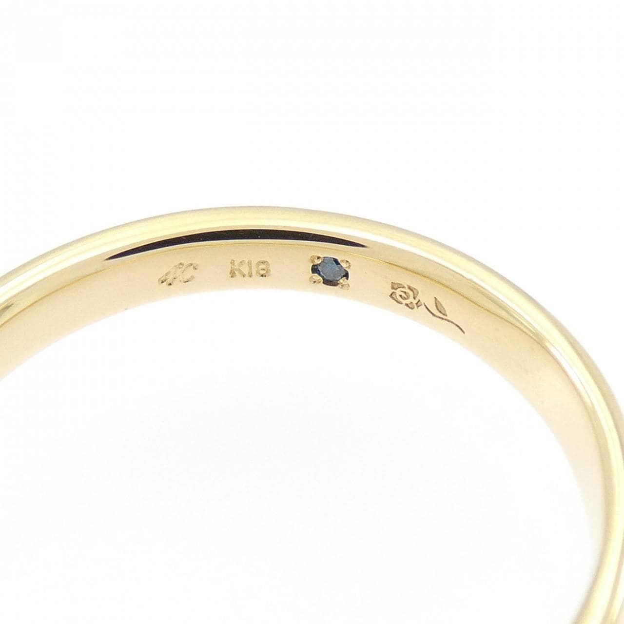 4゜C K18YG リング
