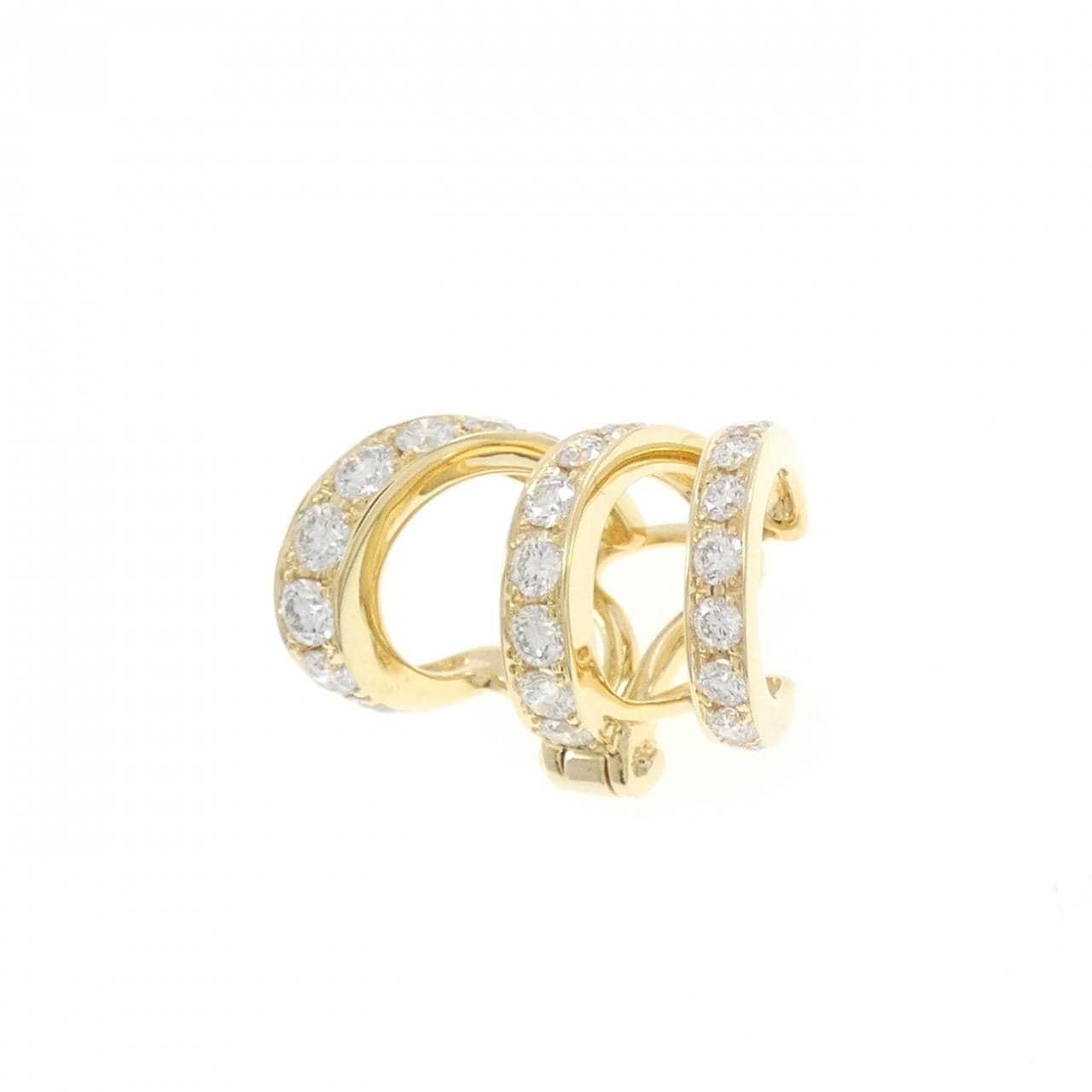 ジュネ ダイヤモンド イヤーカフ 0.57CT 片耳