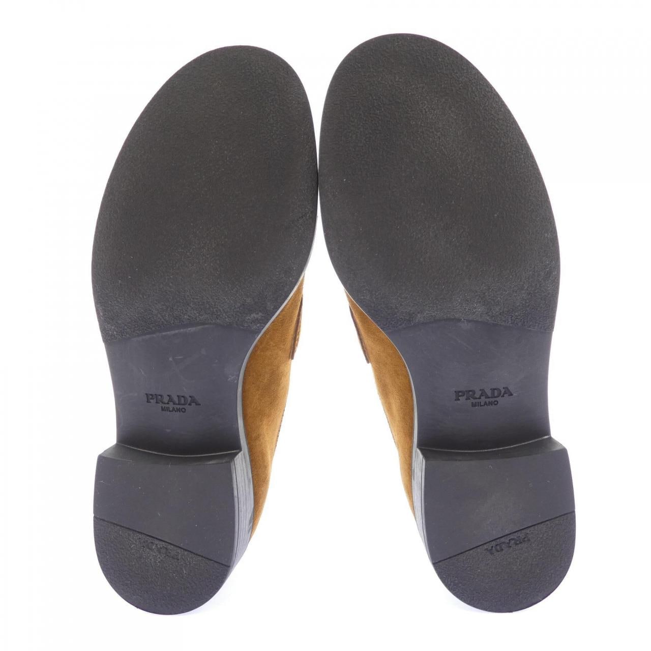 プラダ PRADA スエードローファー　トライアングルロゴ 1D329N シューズ