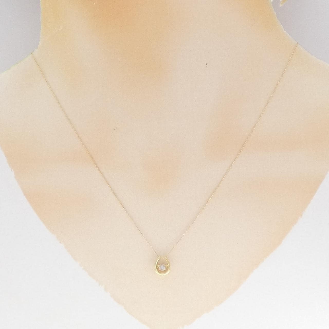 K18YG ダイヤモンド ネックレス 0.10CT