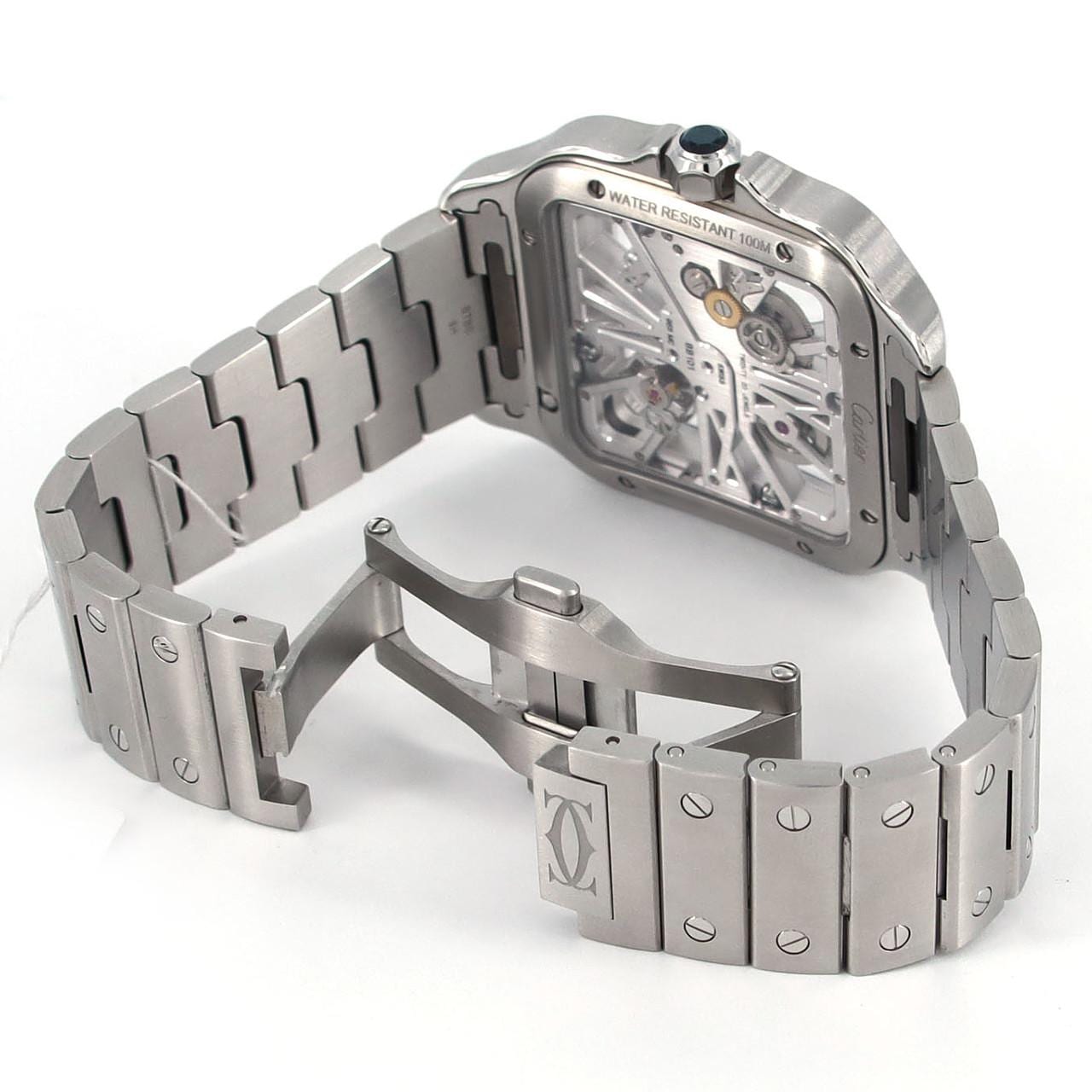 Cartier Santos de Cartier Skeleton LM WHSA0015 SS手动上弦