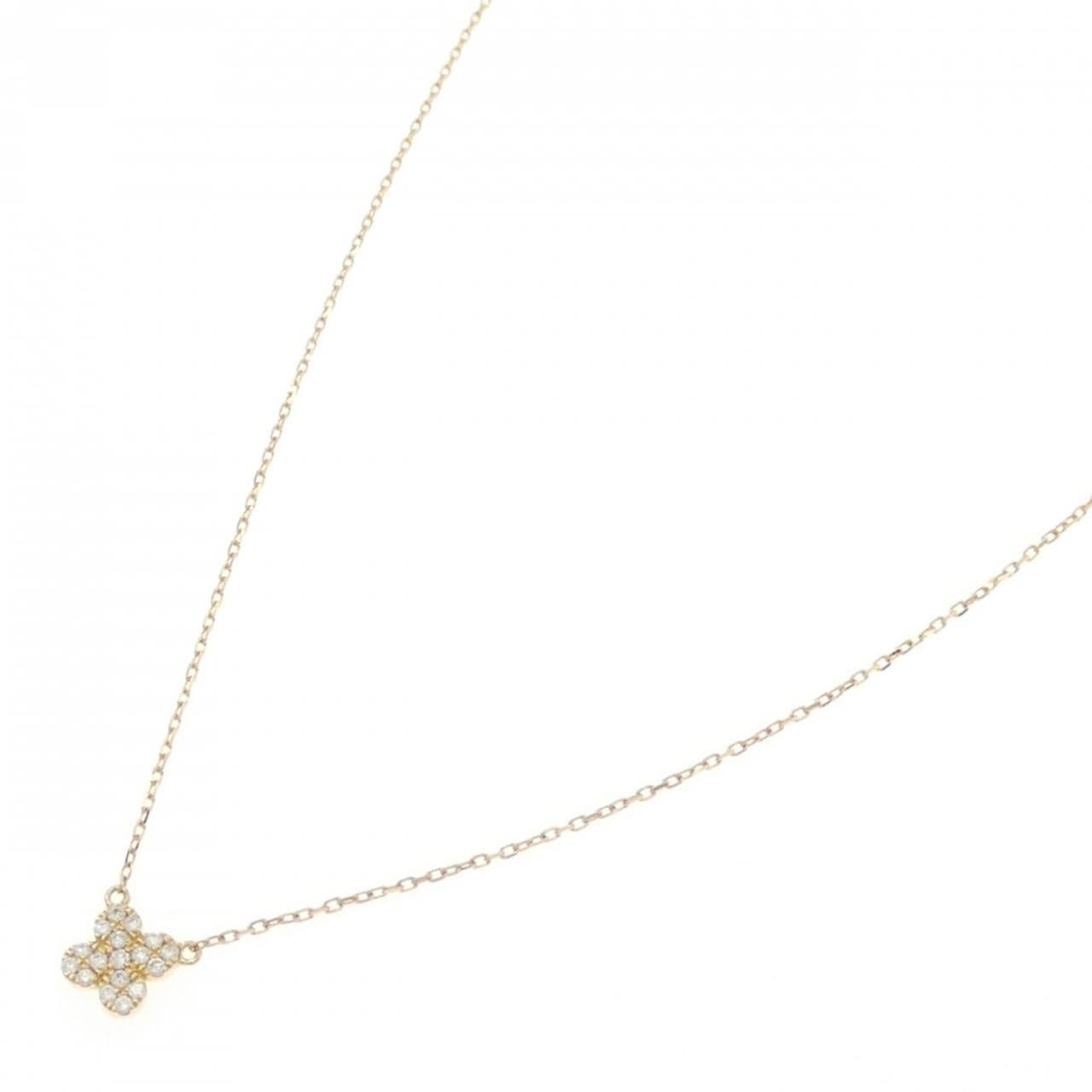 AHKAH花瓣项链 0.07CT