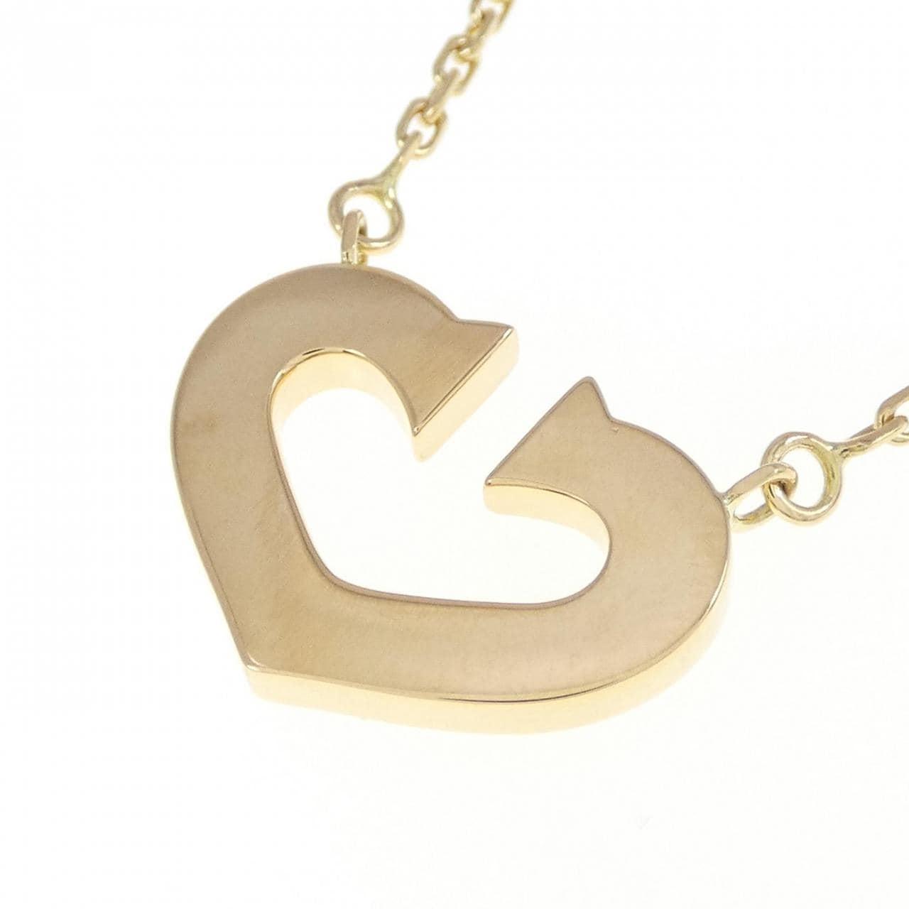 Cartier C heart necklace